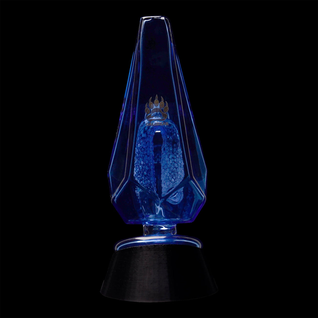 CaliBear Colored Glass Crystal Arch Puffco Peak Glass Attachment