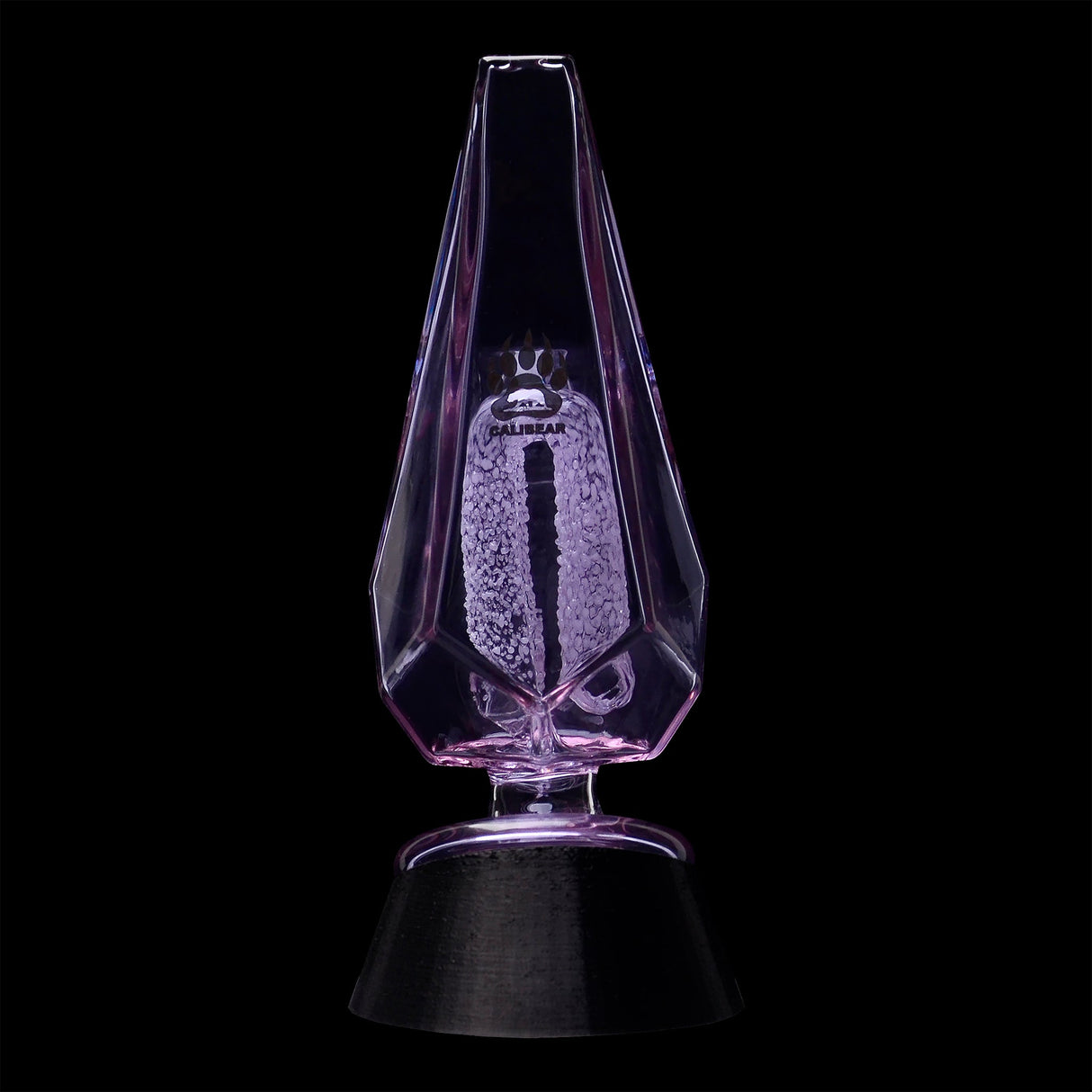 CaliBear Colored Glass Crystal Arch Puffco Peak Glass Attachment