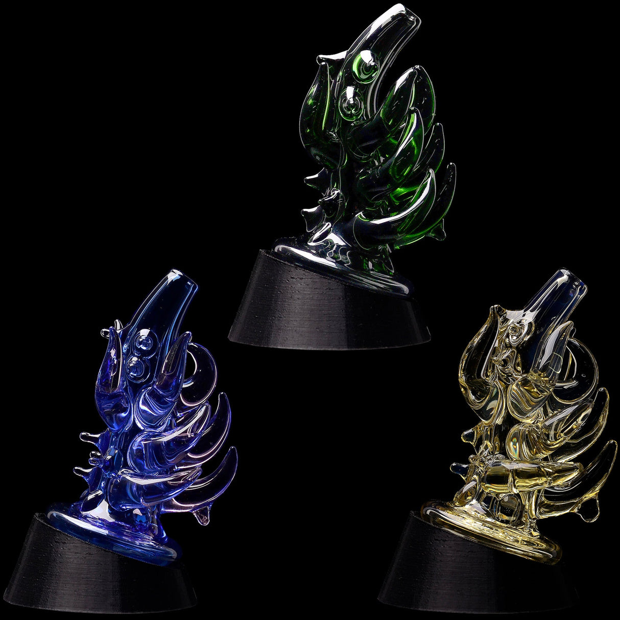 Glassic Cosmic Tentacle Puffco Peak Glass Attachment