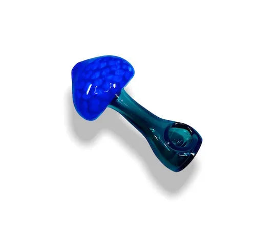4" Mushroom Top Glass Hand Pipe