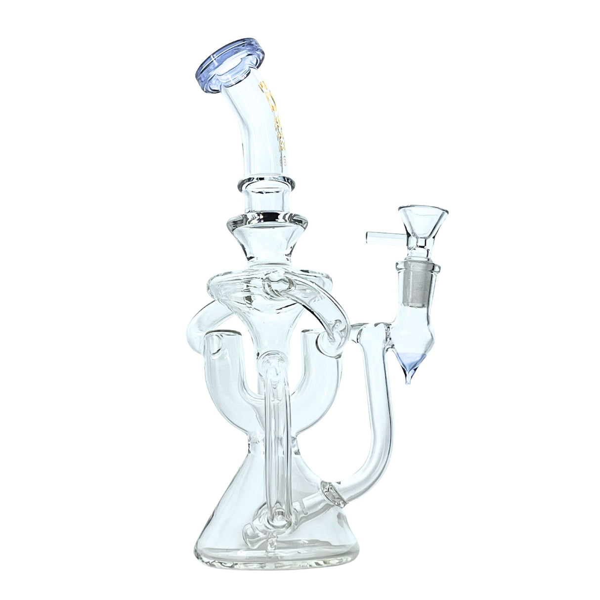 Rock Glass Cyclone Flow 10” Recycler Dab Rig