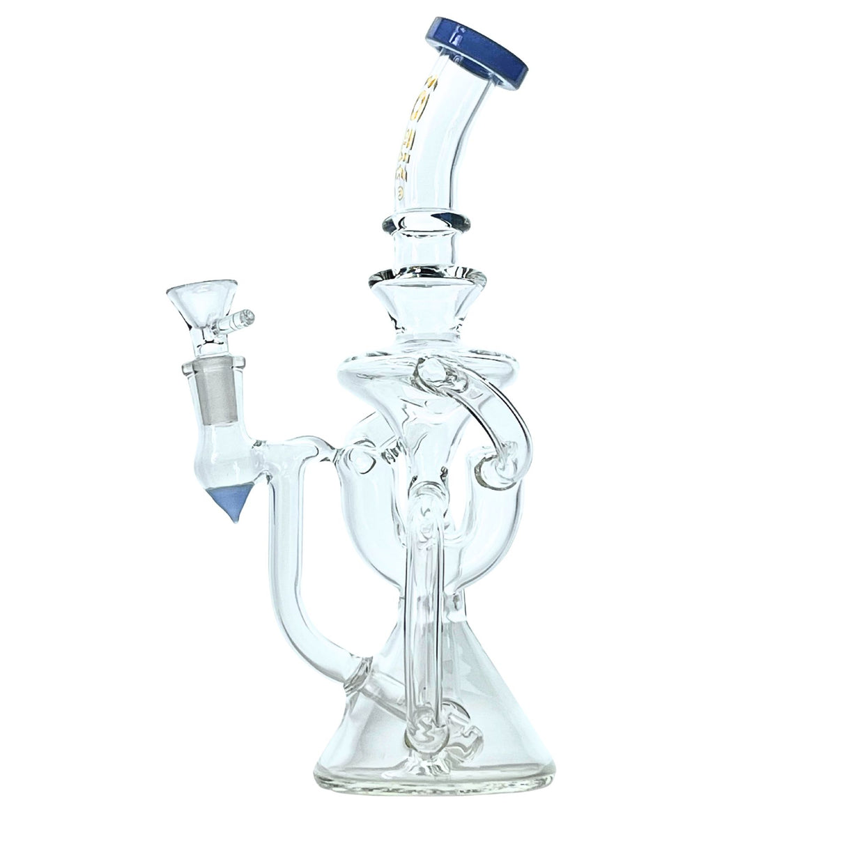Rock Glass Cyclone Flow 10” Recycler Dab Rig