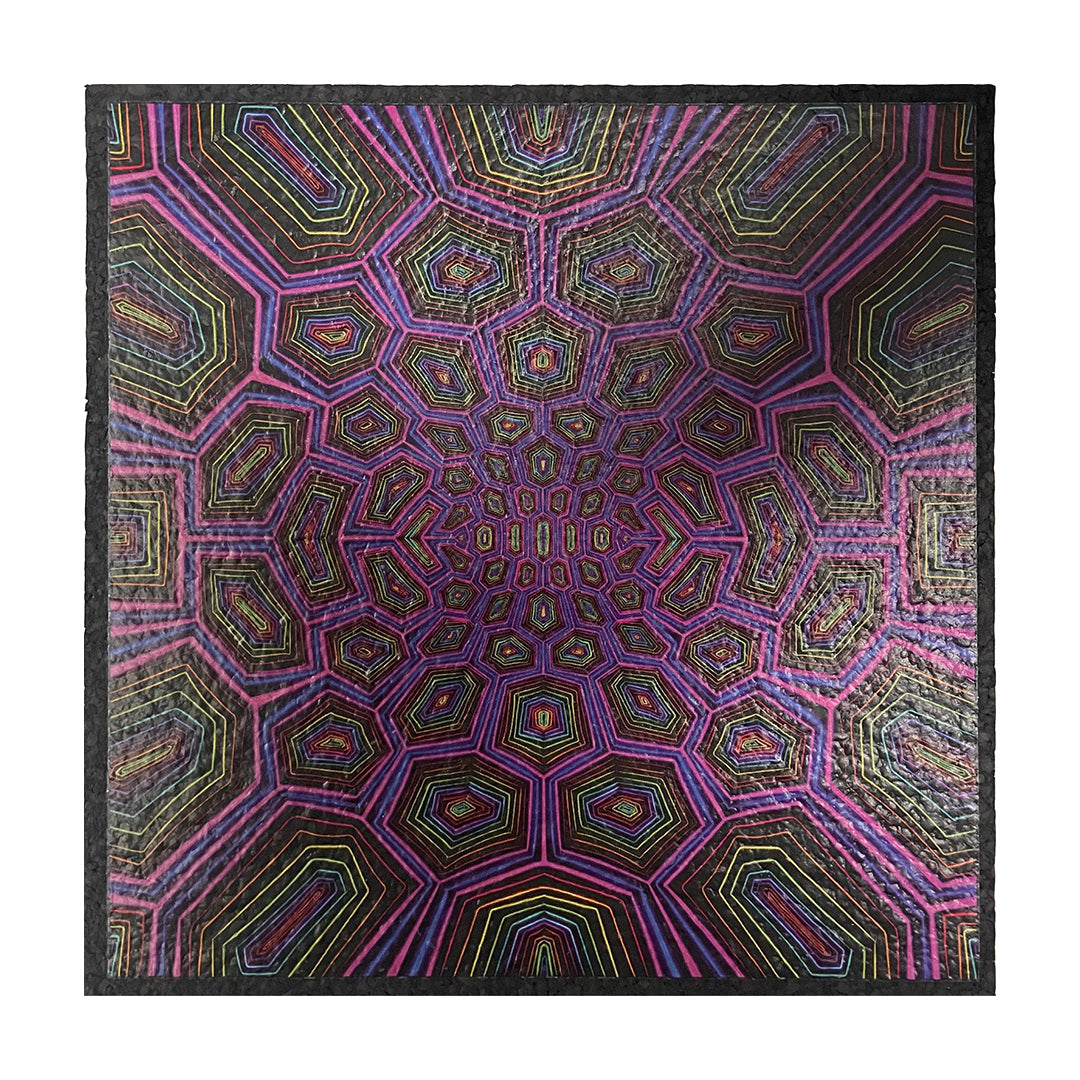 East Coasters 12" Dab Mat with Psilocin Art Submerged design, perfect for home decor