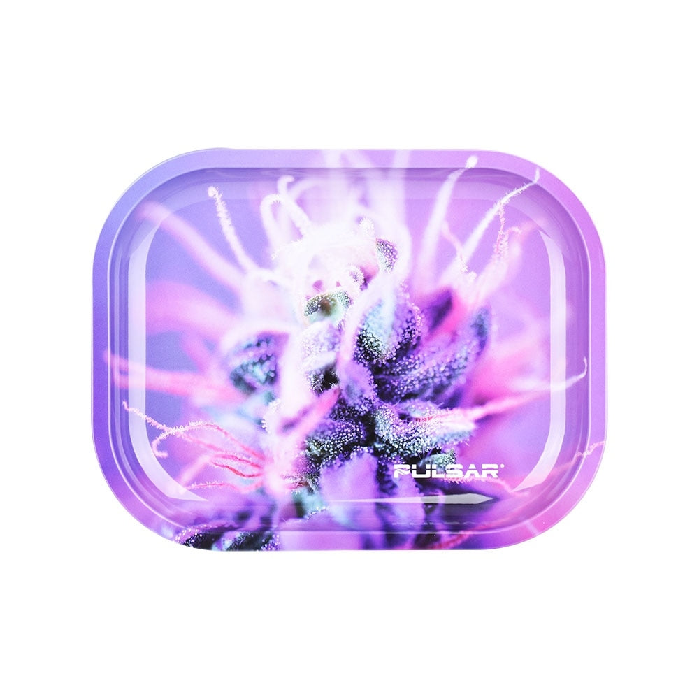 Pulsar Mini Metal Rolling Tray | Flowering | 7"x5.5"