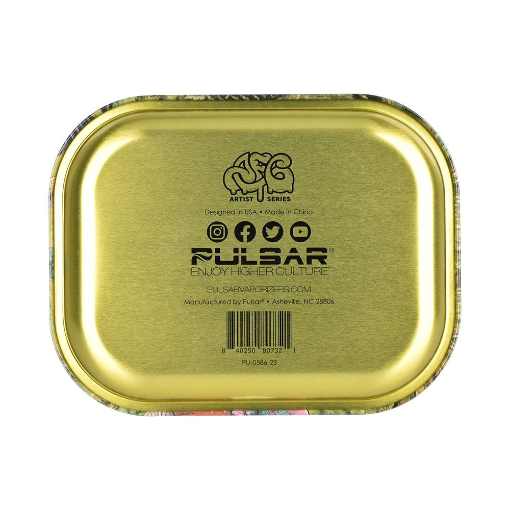 Pulsar Mini Metal Rolling Tray | Remembering How to Listen | 7"x5.5"
