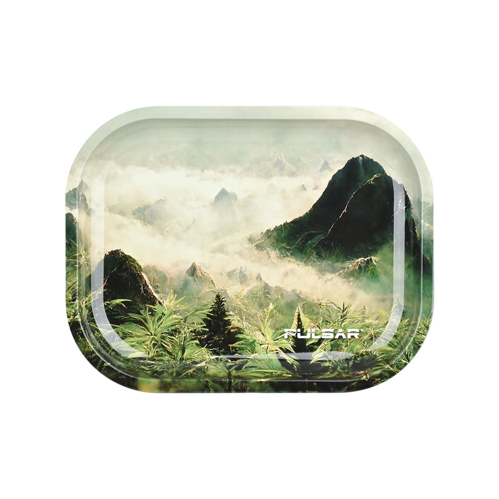 Pulsar Mini Metal Rolling Tray | Sacred Valley | 7"x5.5"