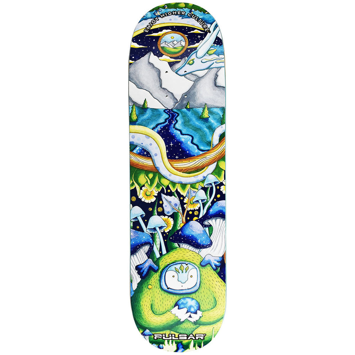 Pulsar SK8 Deck - 32.5" x 8.5" 'Remembering How to Listen' Graphic Skateboard