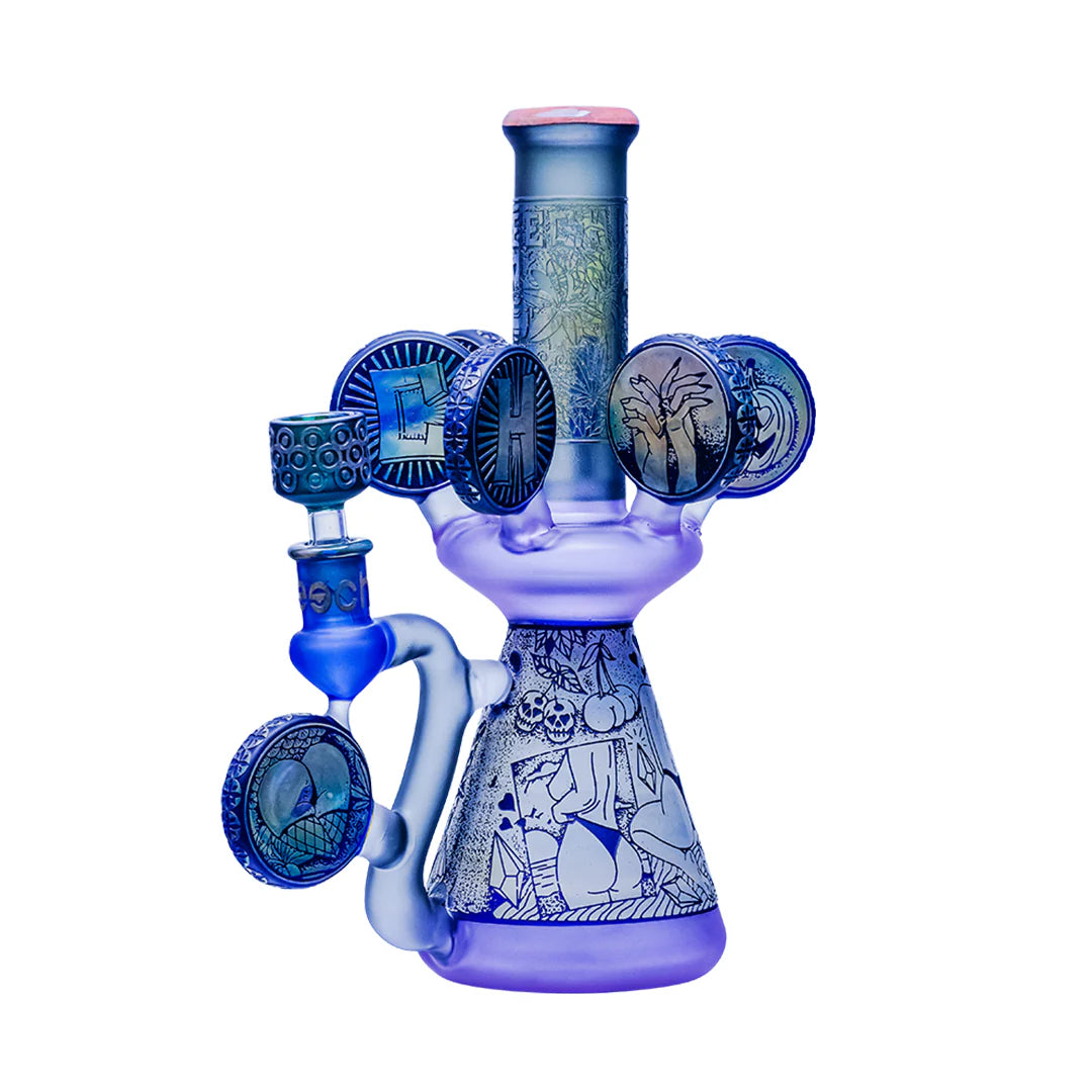 Cheech Glass 11.5" Ring Around the Glory Water Pipe