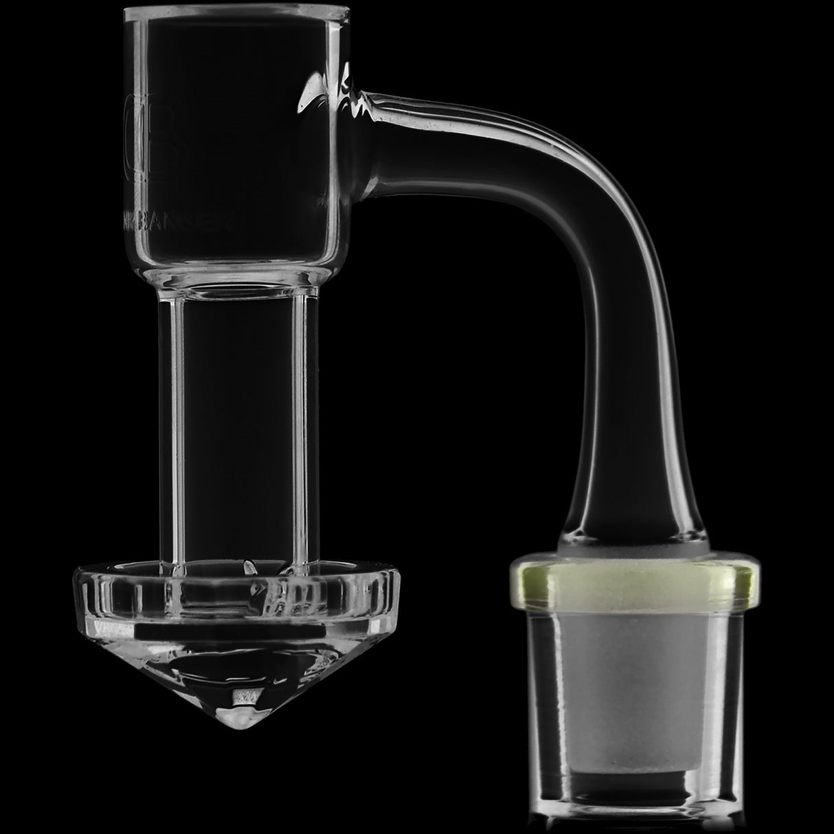 DANK BANGER Diamond Bottom Terp Slurper Quartz Banger With Pearls