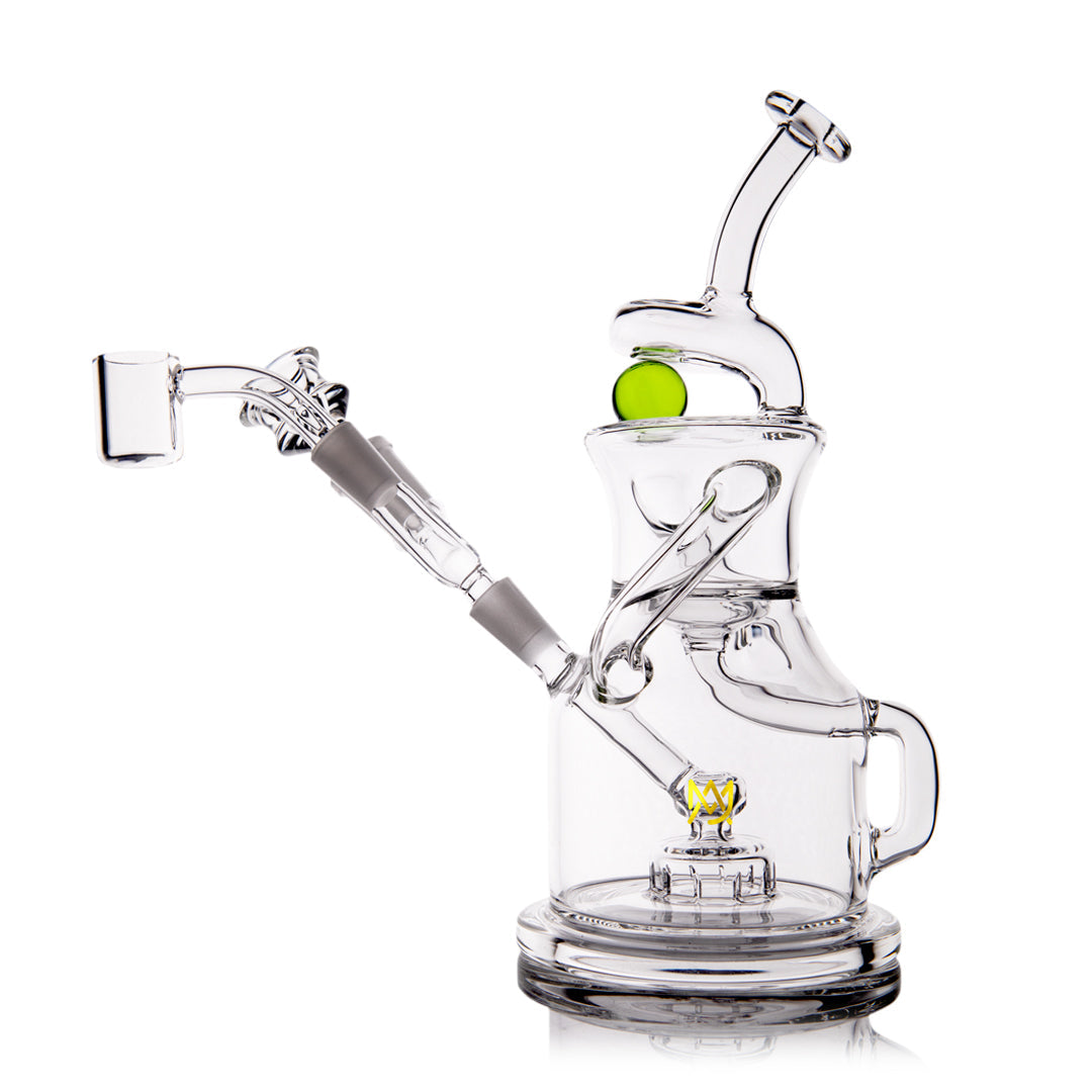 MJ Arsenal The iLL-ien Dab Rig featuring 14mm Female Joint and Alien Design, Front View