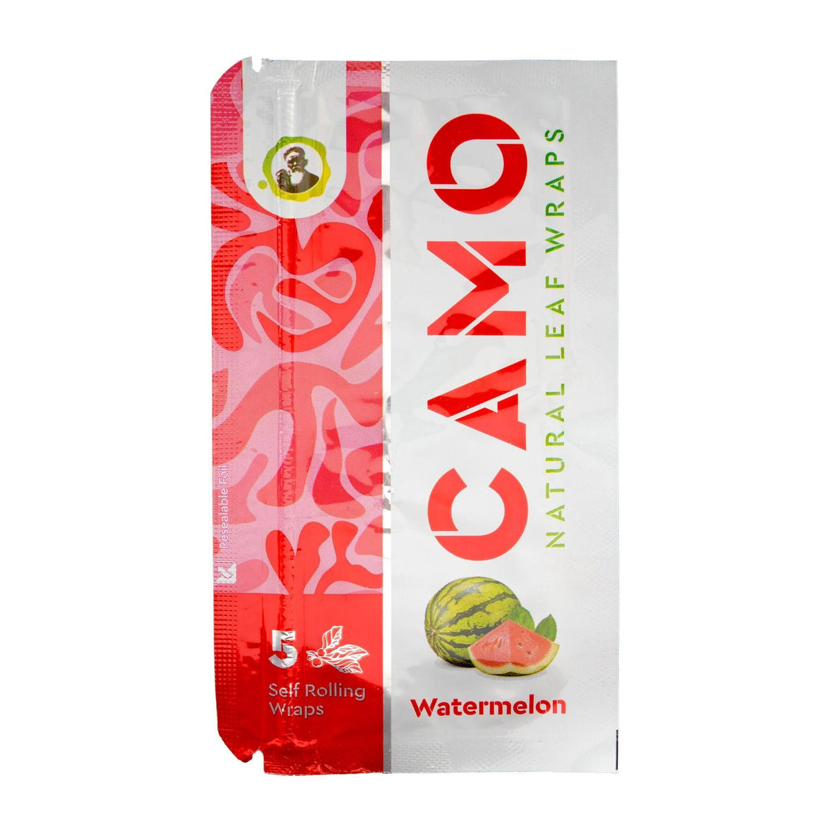 Camo Natural Leaf Wraps 5pk – 25ct