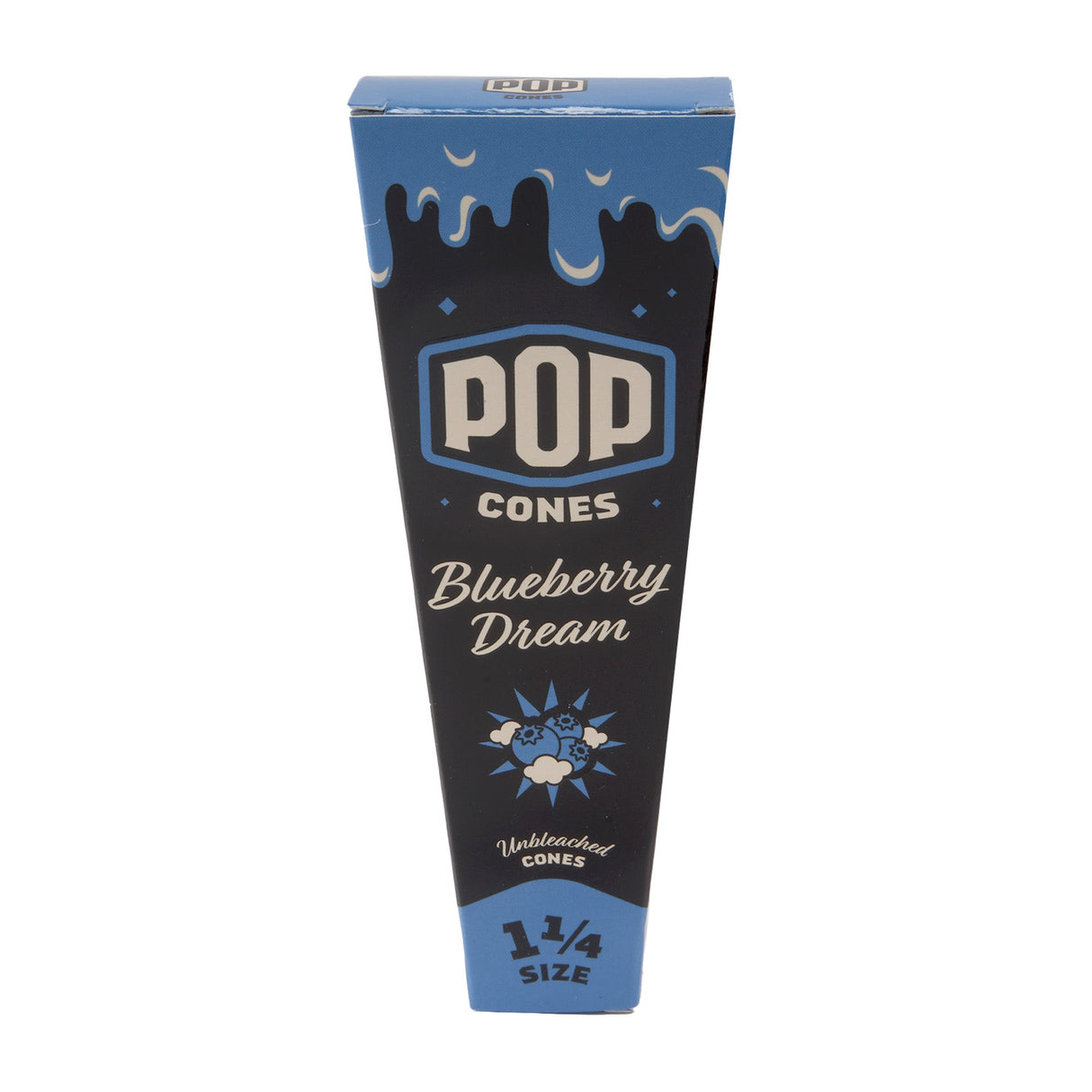 Pop Cones 1 ¼ Size Unbleached 6pk Cones – 24ct Display