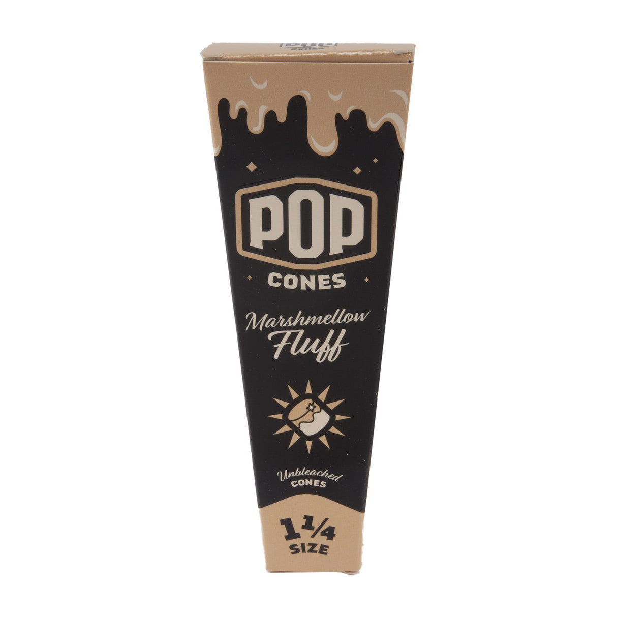 Pop Cones 1 ¼ Size Unbleached 6pk Cones – 24ct Display