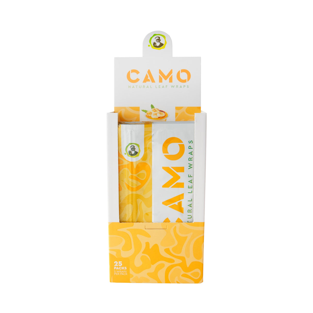 Camo Natural Leaf Wraps 5pk – 25ct