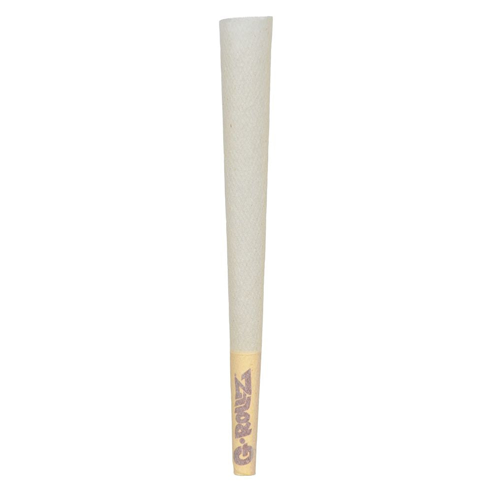 Cheech & Chong x G-ROLLZ King Size Organic Hemp Cone, Front View on White Background