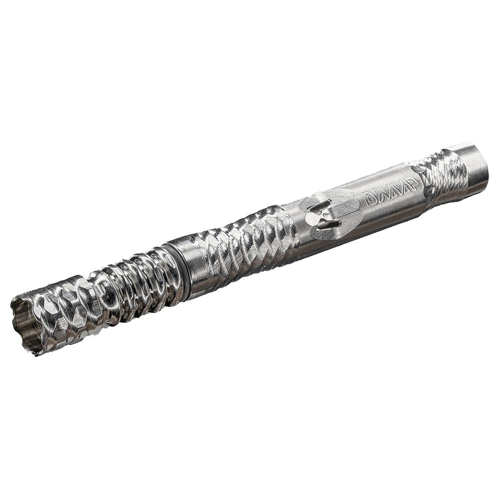 DynaVap The M 2021 Edition vaporizer uncapped from a higher angle, showing the Adjust a Bowl dosing chamber.