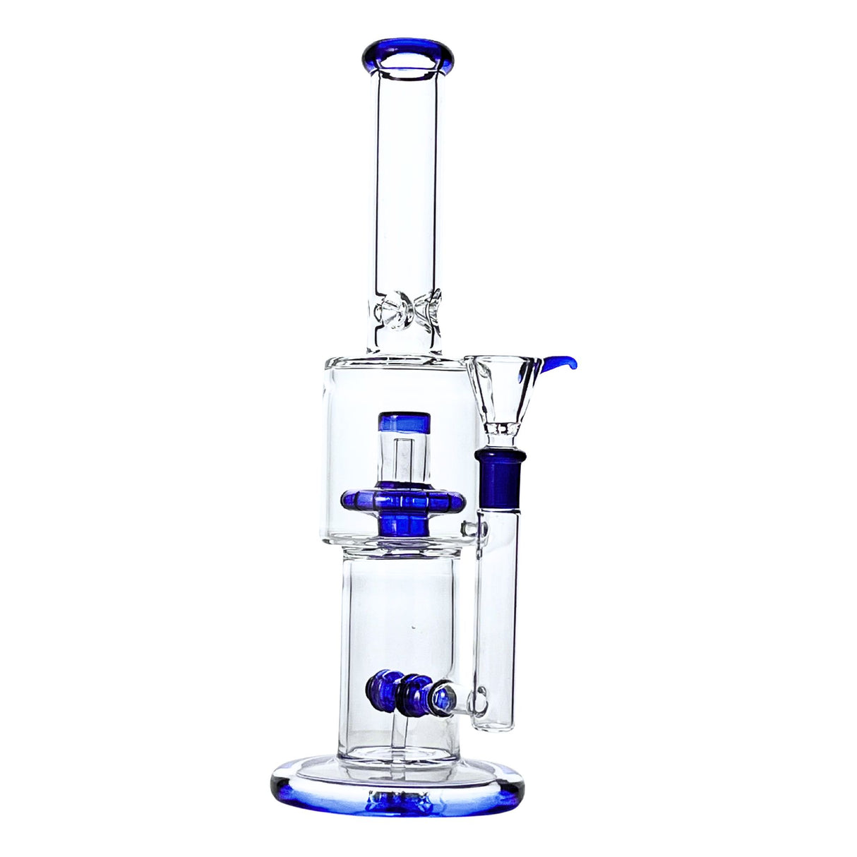 Twin-Pulse 12" Dual-Stage Percolator Dab Rig