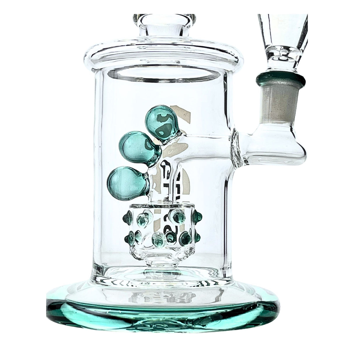 Alpine 8" Rock Glass Swiss Perc Dab Rig