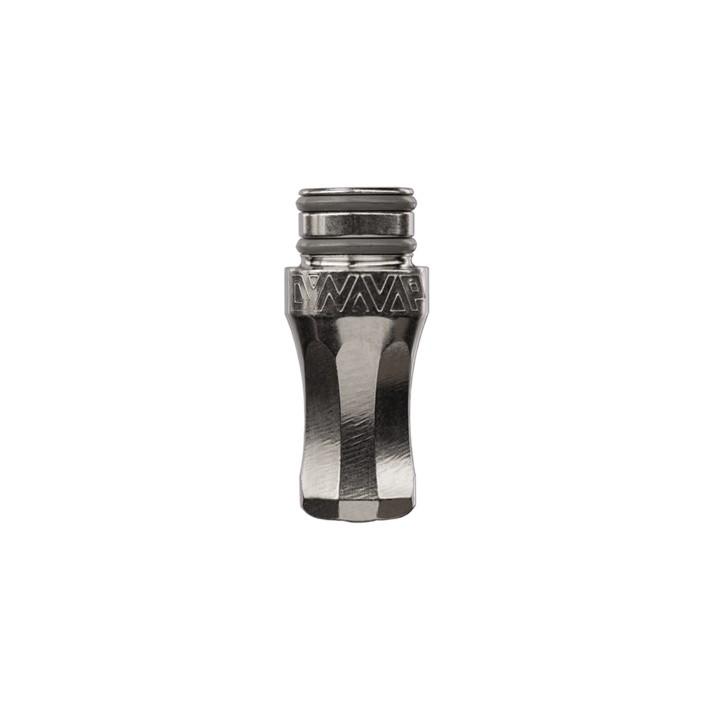 DynaVap M XL condenser assembly product photo, alternate angle showing the mouthpiece profile.