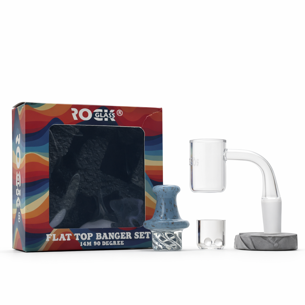 Rock Glass Quartz Banger Set