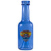 Crush Bottle Chillums Hand Pipe in Blue Torch Team, Front View, Compact for Easy Travel