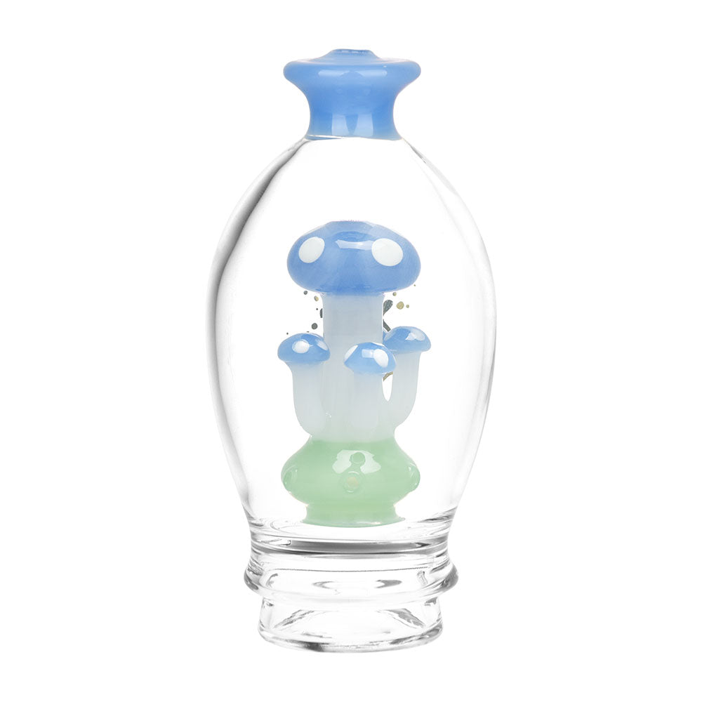 Pulsar Shroom Cluster Bubbler Attachment for Puffco Peak Pro, 5.25", front view on white background