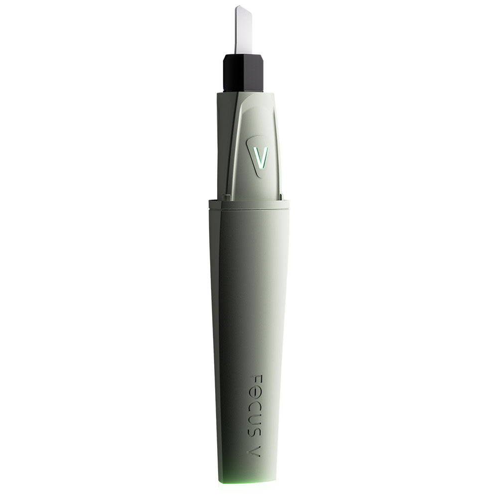 Focus V Saber Electric Dab Tool in Mint Green, sleek design, front view on a white background