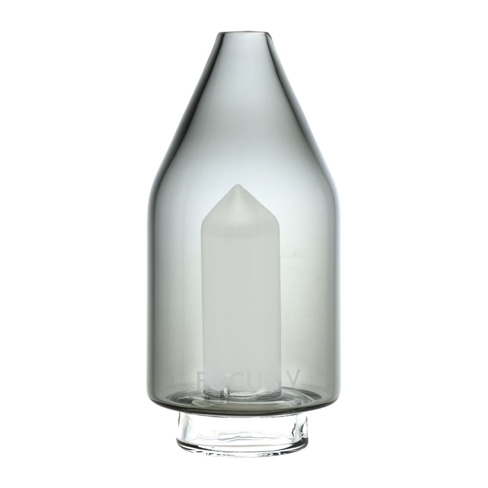 Focus V CARTA Glass Top Attachment, Smoke Variant, Front View, Easy to Attach & Clean