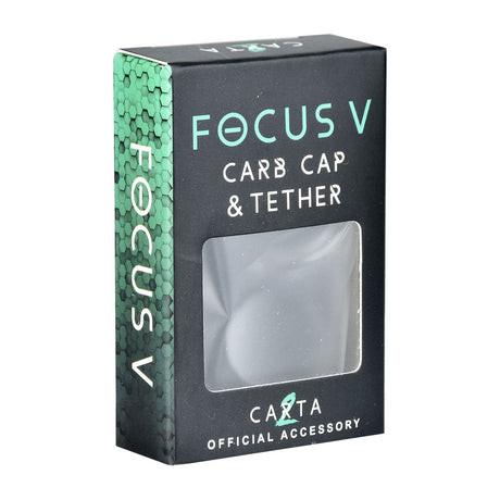 Focus V CARTA 2 Intelli-Core Bubble Cap & Tether in packaging, essential dab rig accessory