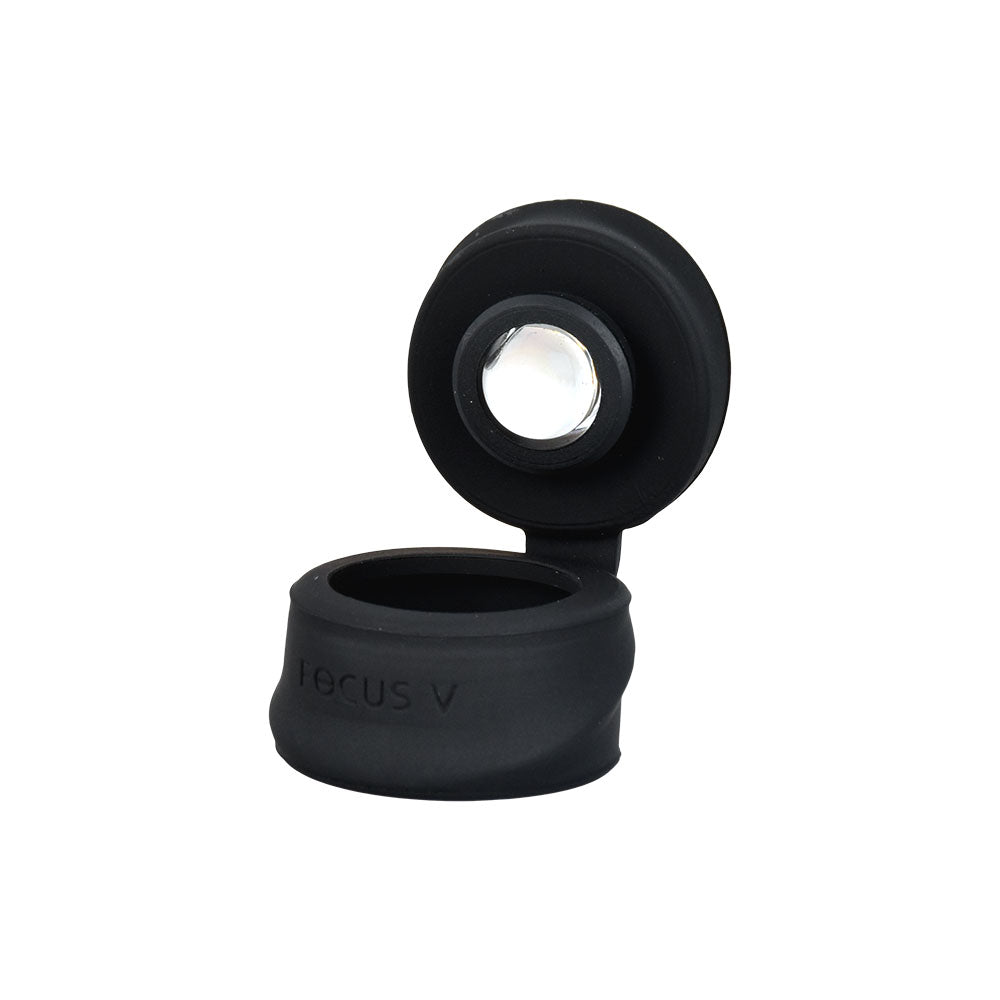 Focus V CARTA 2 Intelli-Core Cap And Sleeve for dab rigs, front view on white background