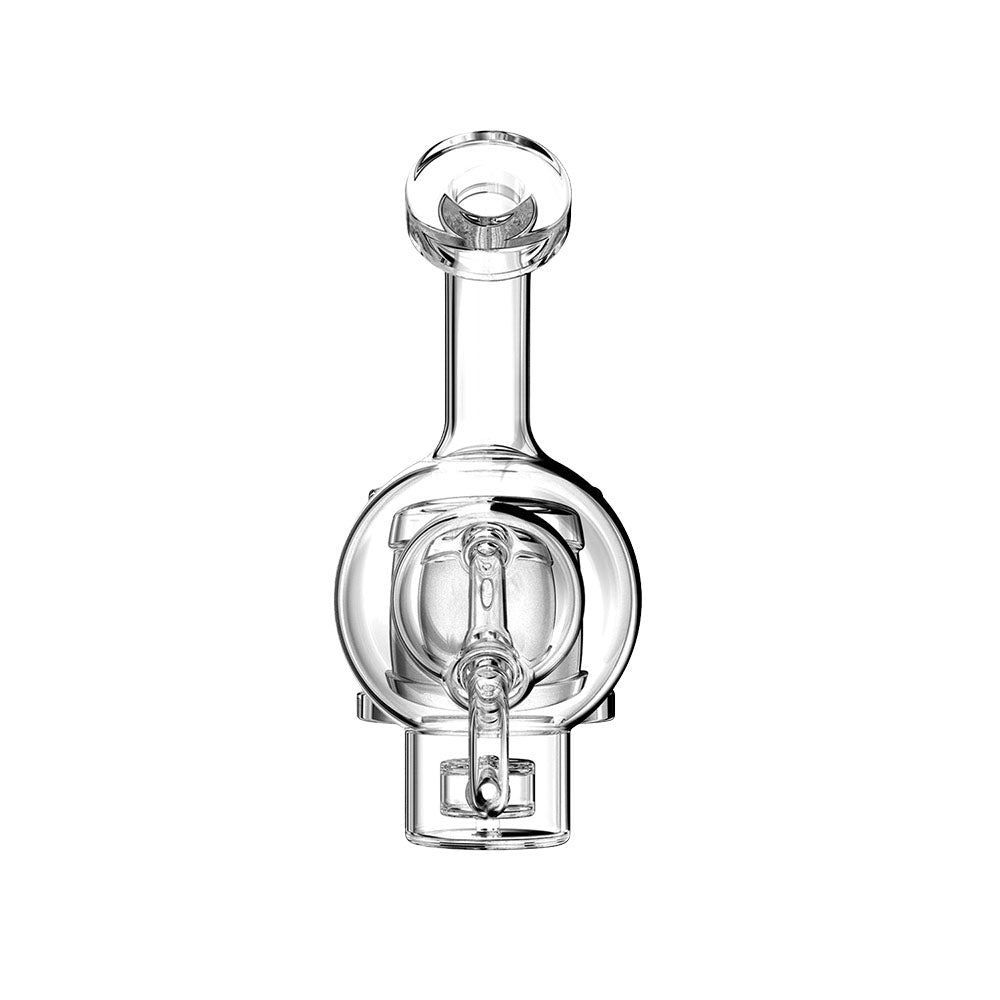 Dr. Dabber Switch 6" Glass Ball Rig Attachment for e-rigs, front view on white background