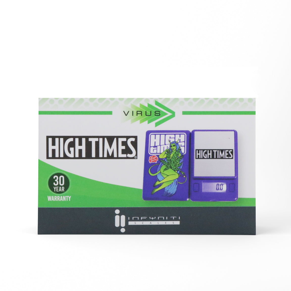 Infyniti High Times Virus Pocket Scale with 30 Year Warranty - Front View