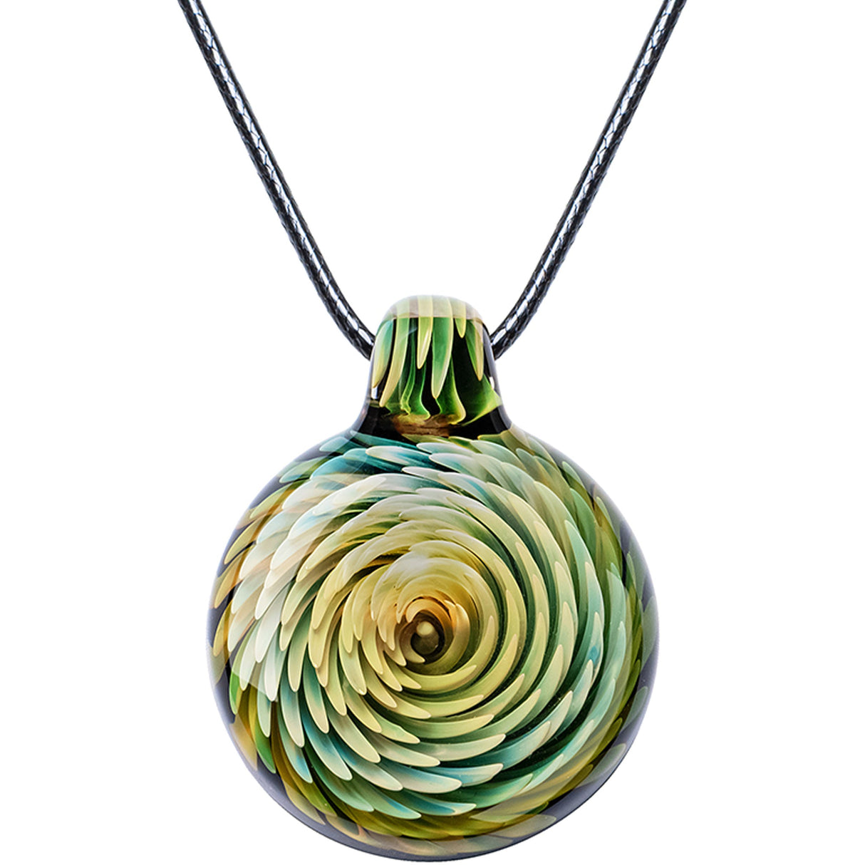 Molten Muse Spiral Implosion Pendant