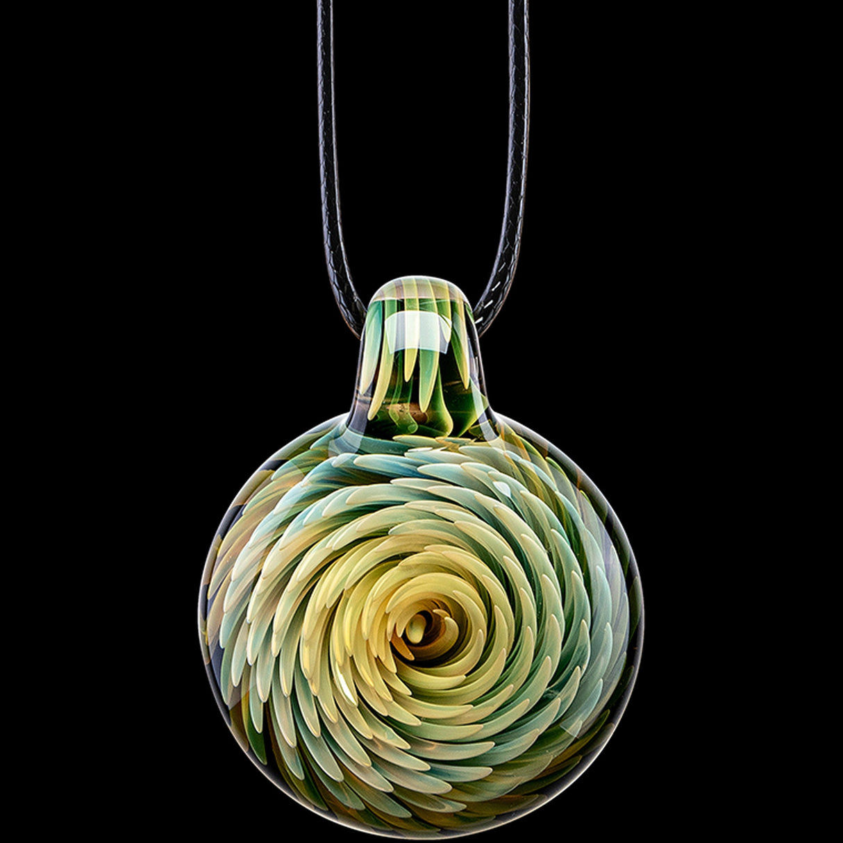 Molten Muse Spiral Implosion Pendant