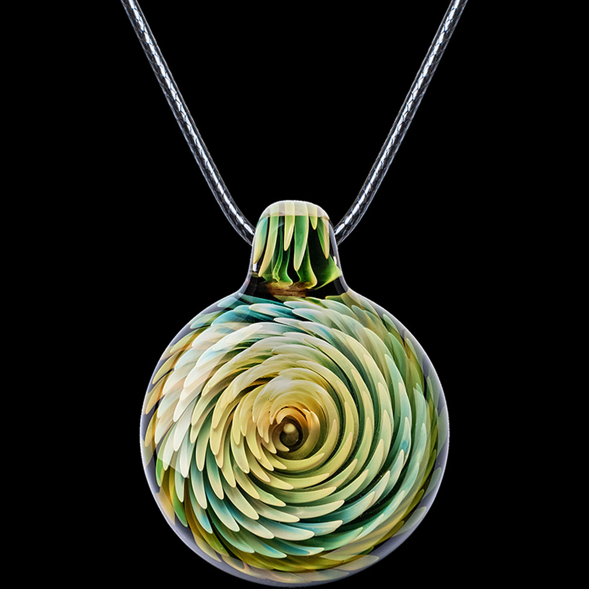 Molten Muse Spiral Implosion Pendant
