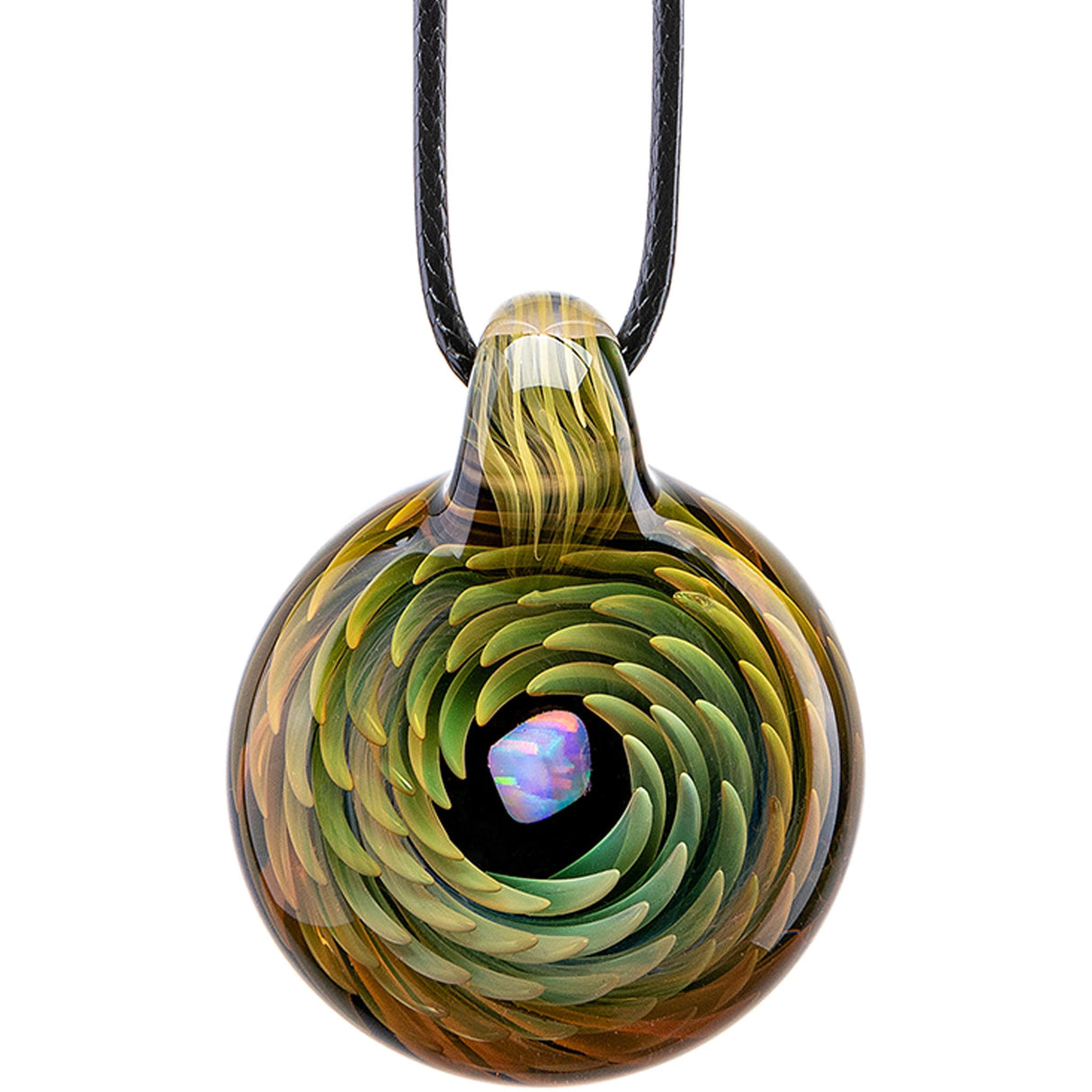 Molten Muse Spiral Implosion Pendant