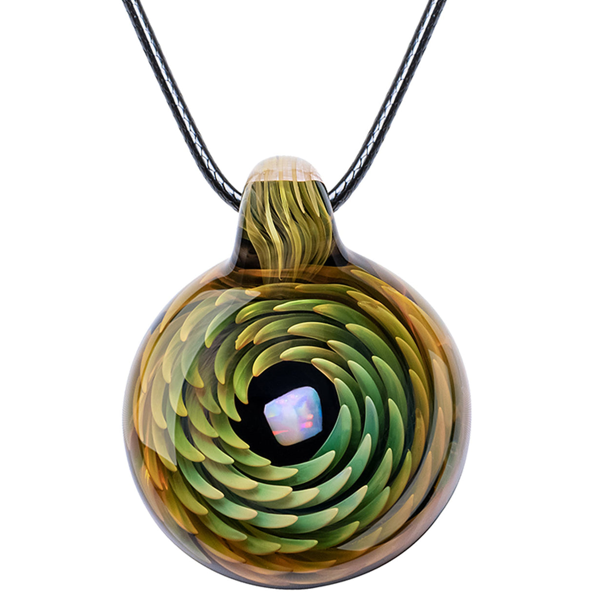 Molten Muse Spiral Implosion Pendant