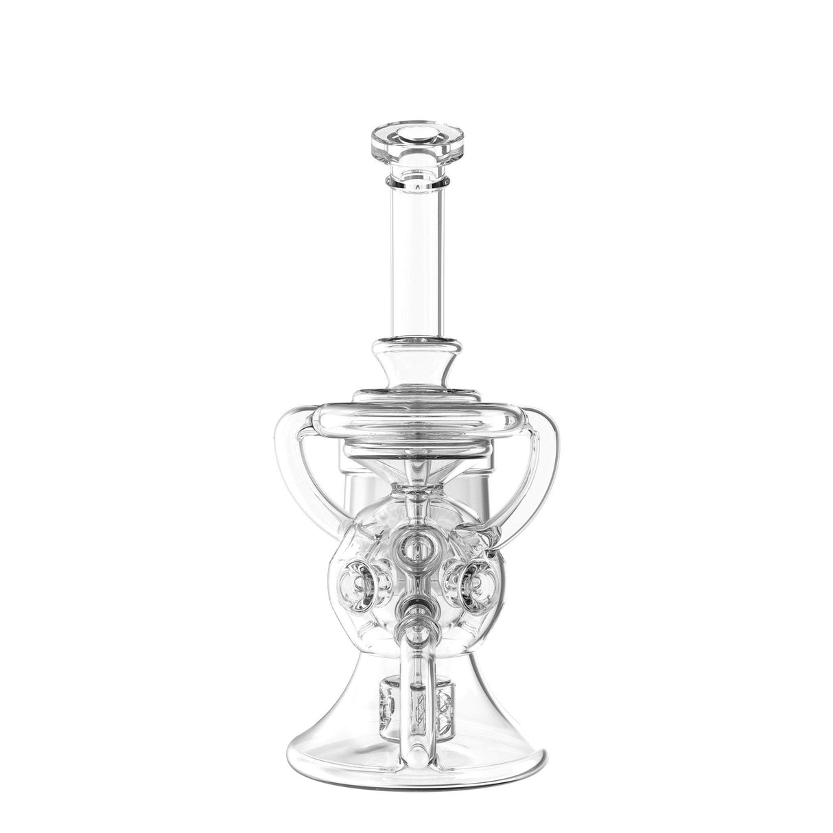 Dr. Dabber Switch Sidewinder Attachment with Snowflake Perc, front view on white background
