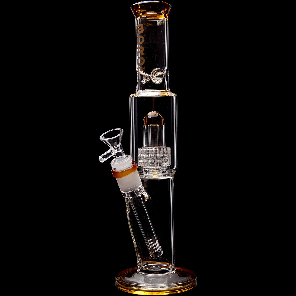 Borotech 12.5'' High Rise Straight Tube Matrix Perc Bong