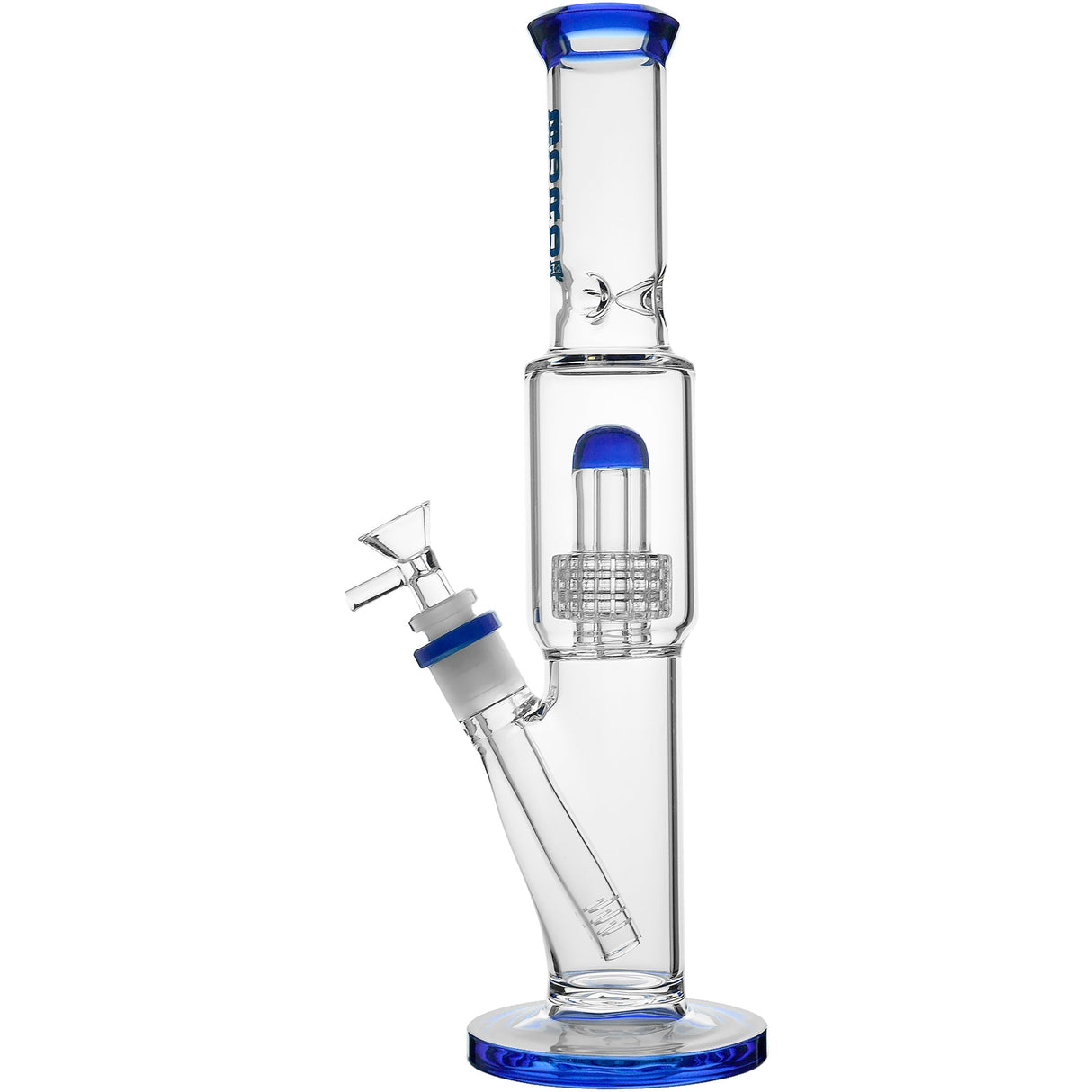 Borotech 12.5'' High Rise Straight Tube Matrix Perc Bong