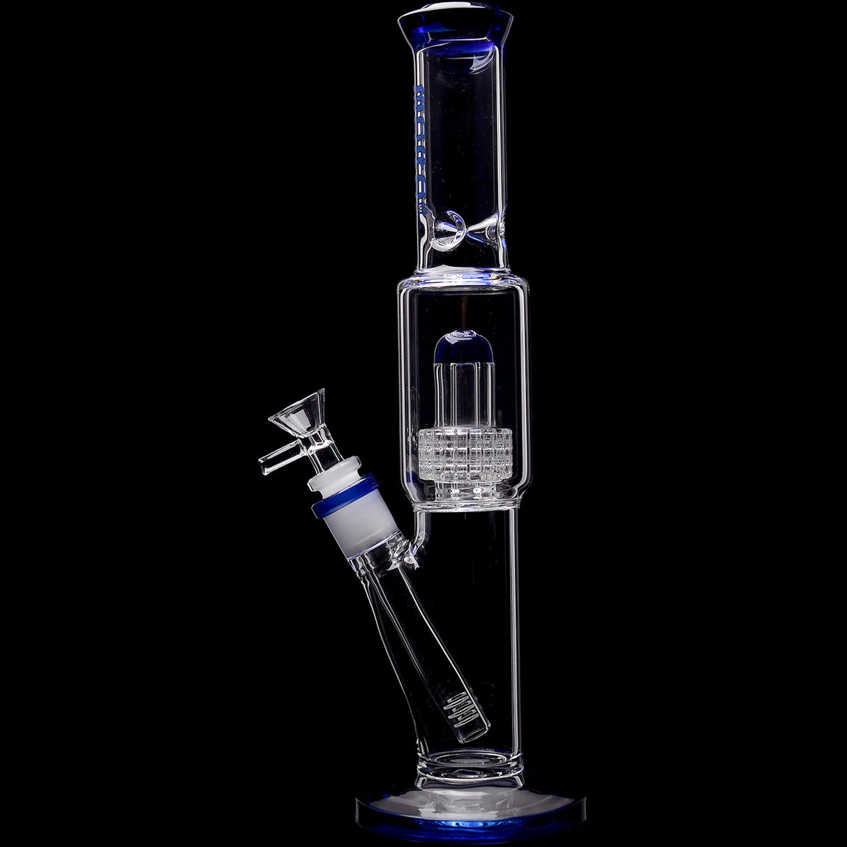 Borotech 12.5'' High Rise Straight Tube Matrix Perc Bong
