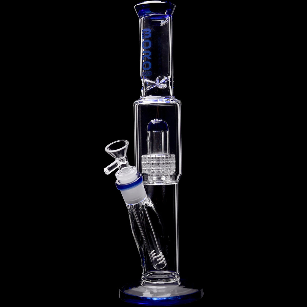 Borotech 12.5'' High Rise Straight Tube Matrix Perc Bong