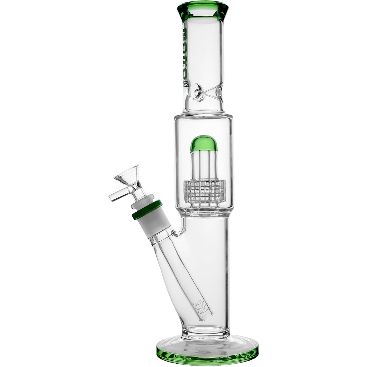 Borotech 12.5'' High Rise Straight Tube Matrix Perc Bong