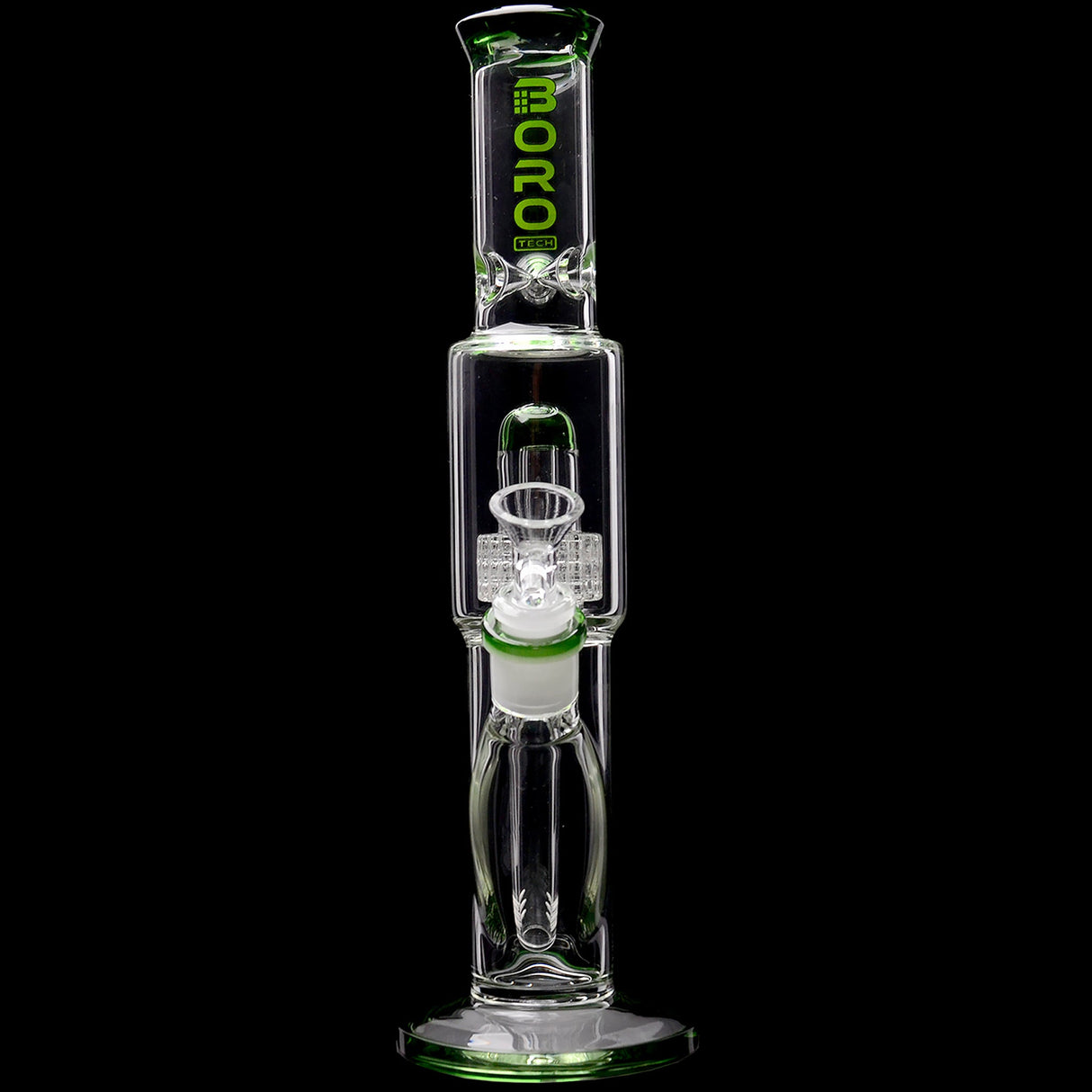 Borotech 12.5'' High Rise Straight Tube Matrix Perc Bong