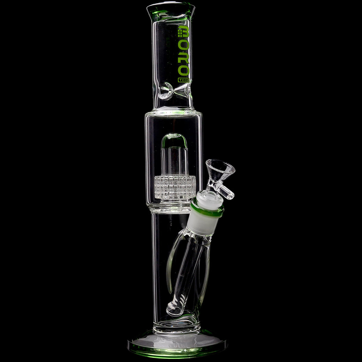Borotech 12.5'' High Rise Straight Tube Matrix Perc Bong