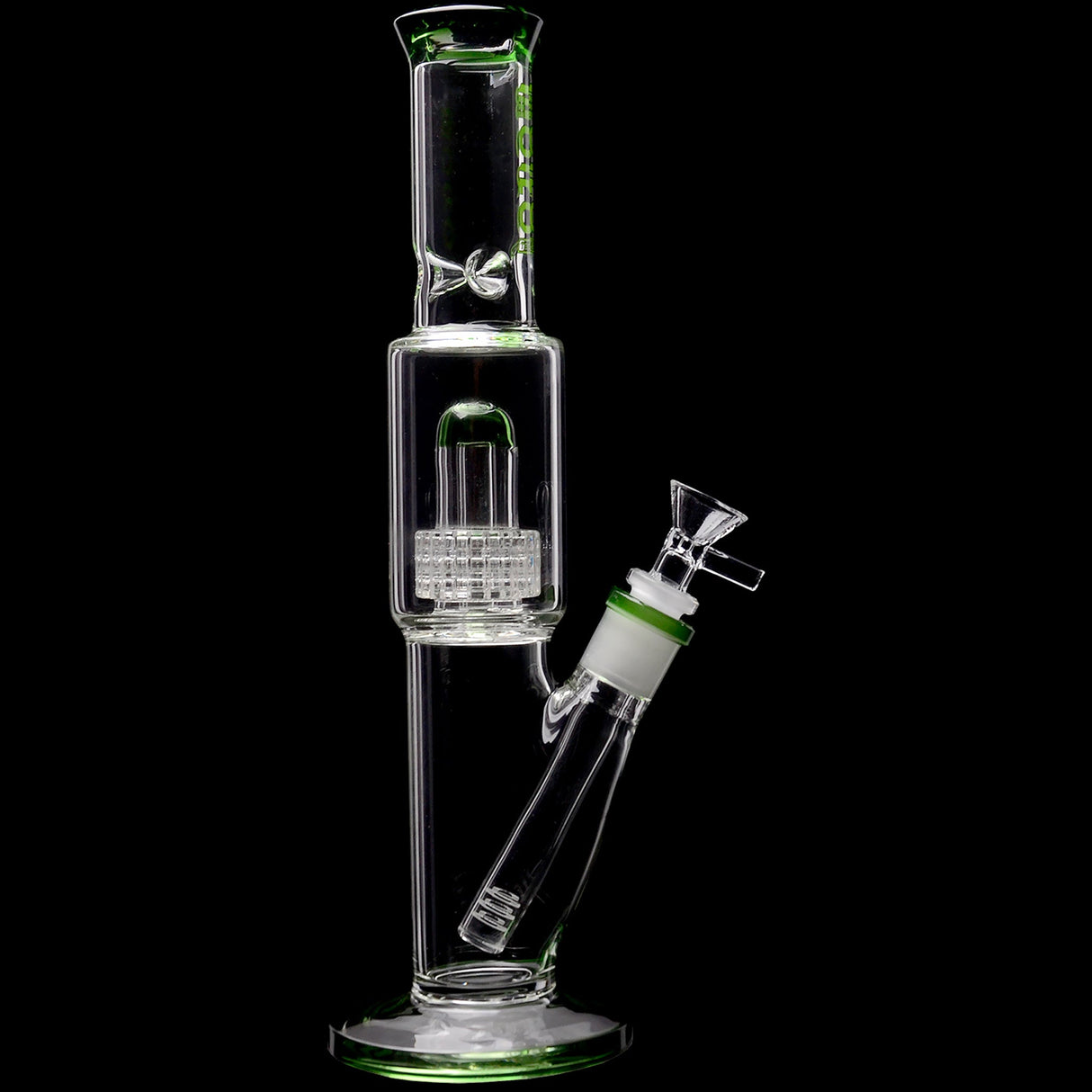 Borotech 12.5'' High Rise Straight Tube Matrix Perc Bong