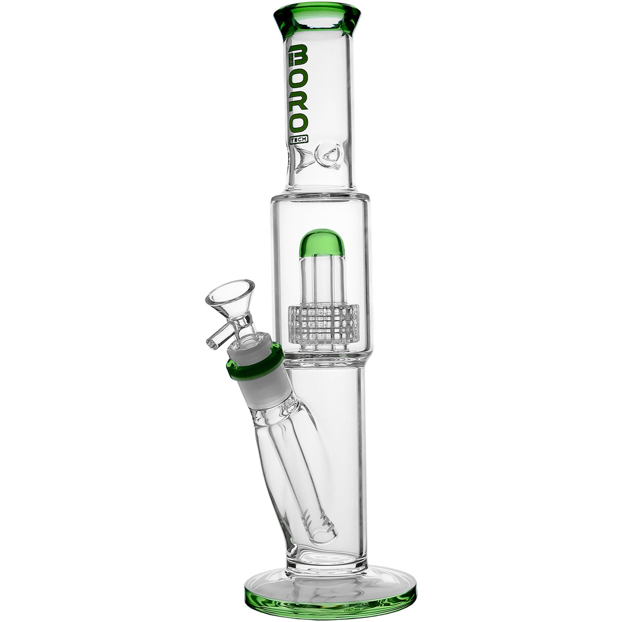 Borotech 12.5'' High Rise Straight Tube Matrix Perc Bong