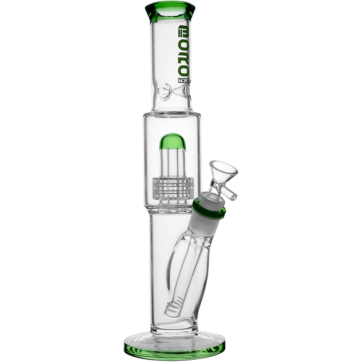 Borotech 12.5'' High Rise Straight Tube Matrix Perc Bong
