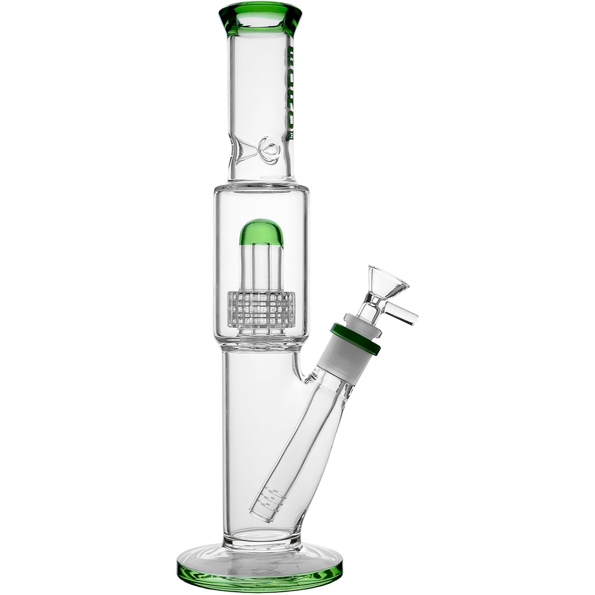 Borotech 12.5'' High Rise Straight Tube Matrix Perc Bong