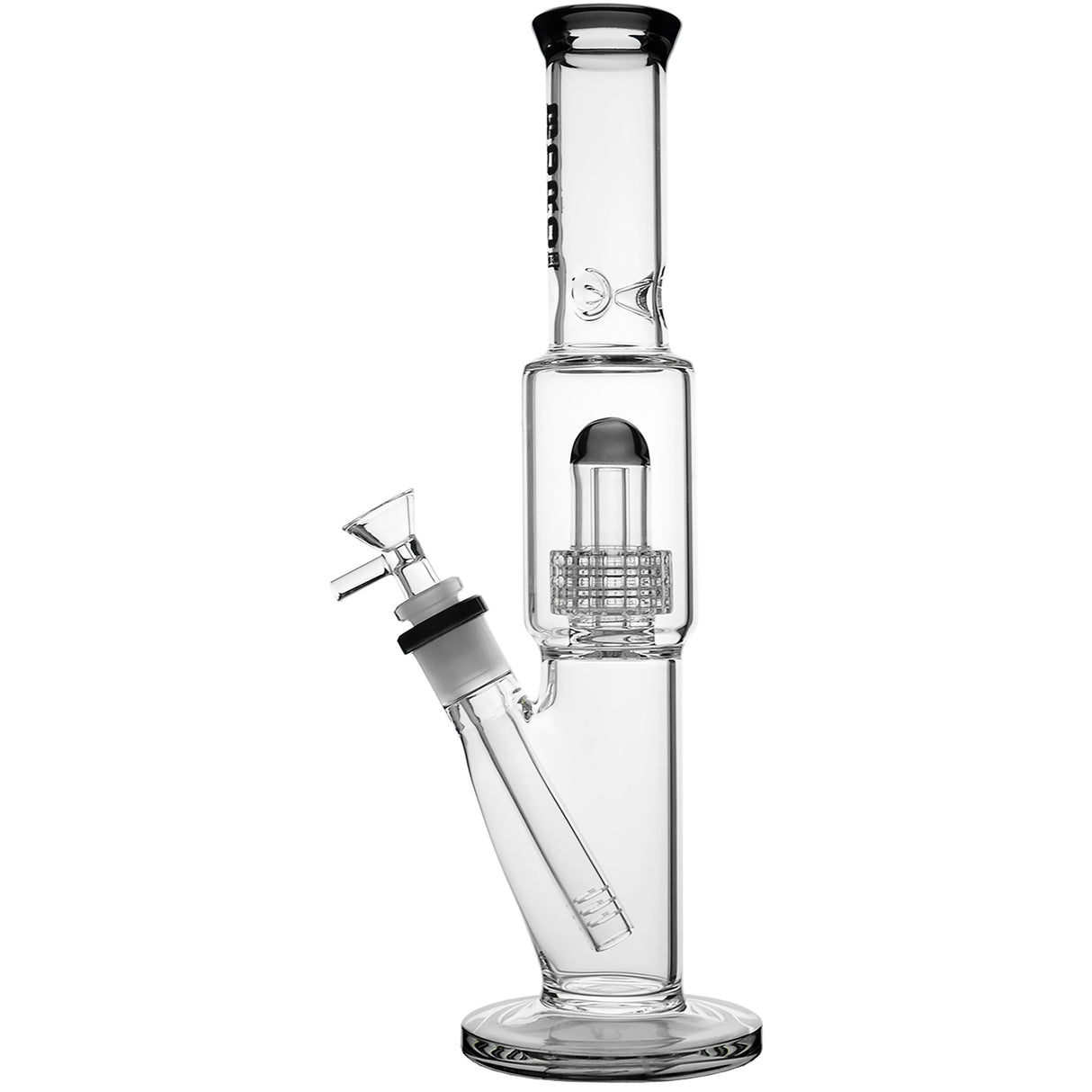 Borotech 12.5'' High Rise Straight Tube Matrix Perc Bong